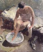 unknow artist Foot Bath Sweden oil painting reproduction